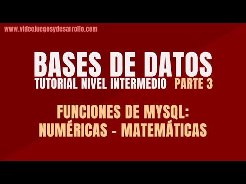 Bases de Datos - Parte 3️⃣ - Funciones numéricas o matemáticas - ⚙️Nivel Intermedio⚙️