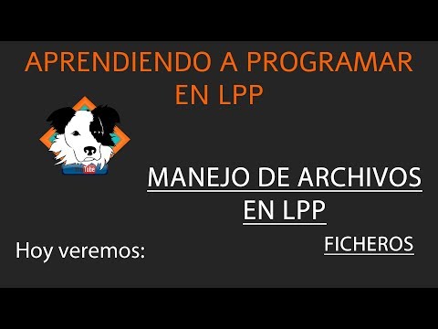 Programación para Principiantes Parte 22 - LPP - Manejo de Archivos Ficheros - Aprender a Programar